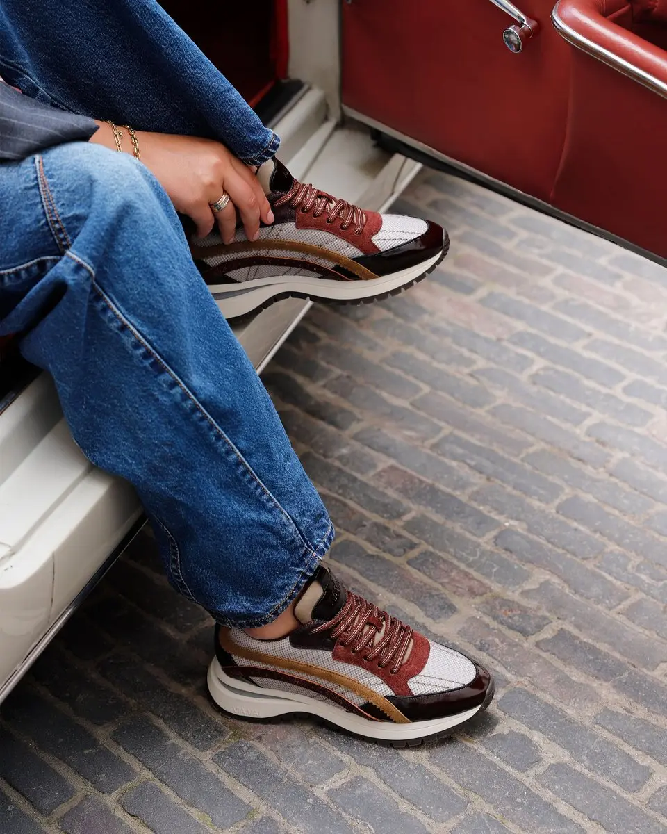 VIA VAI Usher Lott Sneakers - Rood - 40 - afbeelding 6 van 6