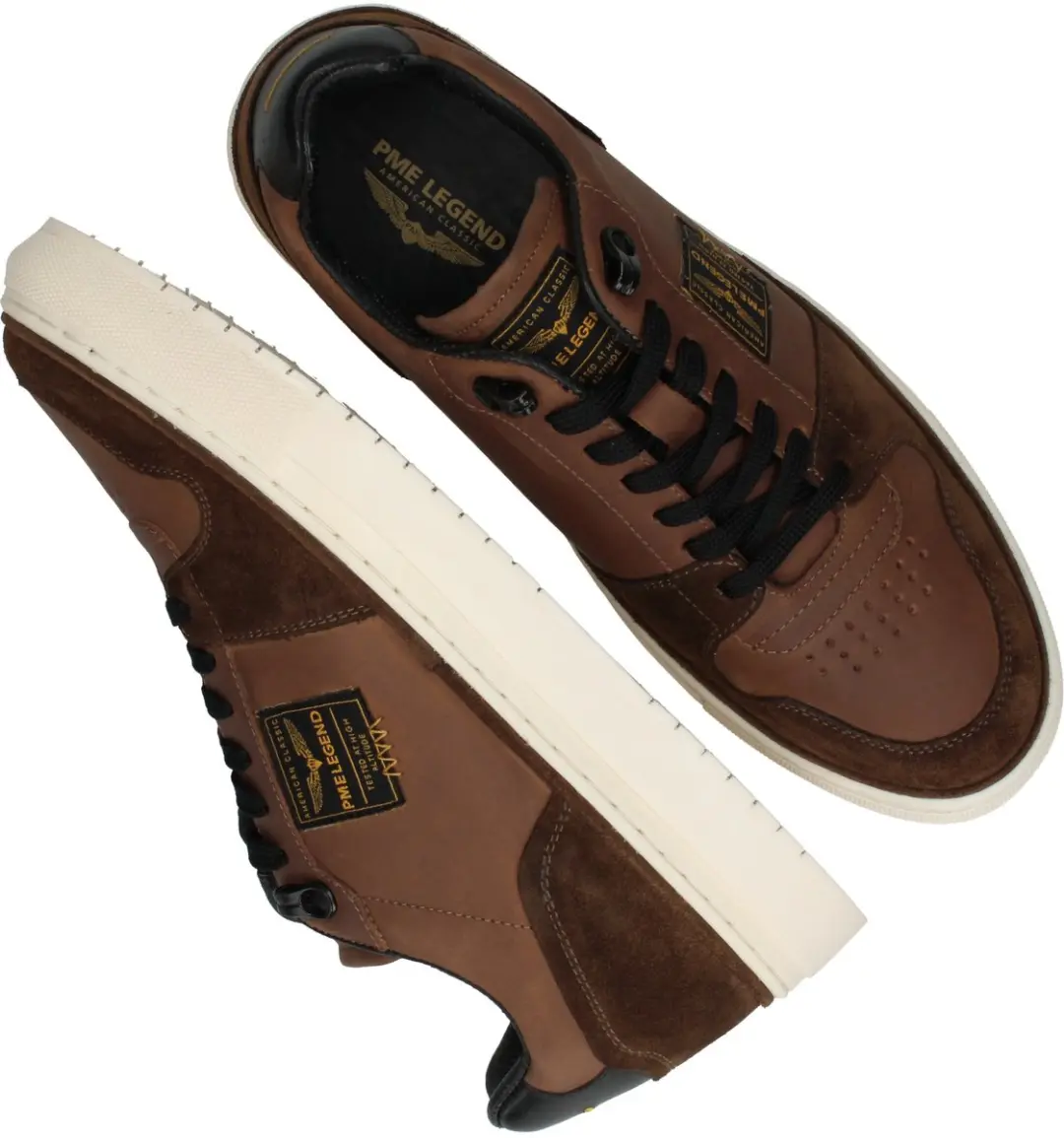 PME Legend Avizer Heren Sneakers - Bruin - Maat 40 - afbeelding 4 van 6