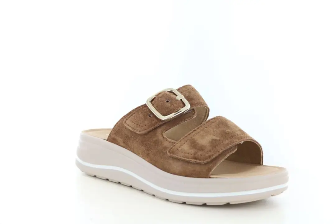 Hartjes WOOGIE Slippers - Cognacbruin - afbeelding 2 van 6