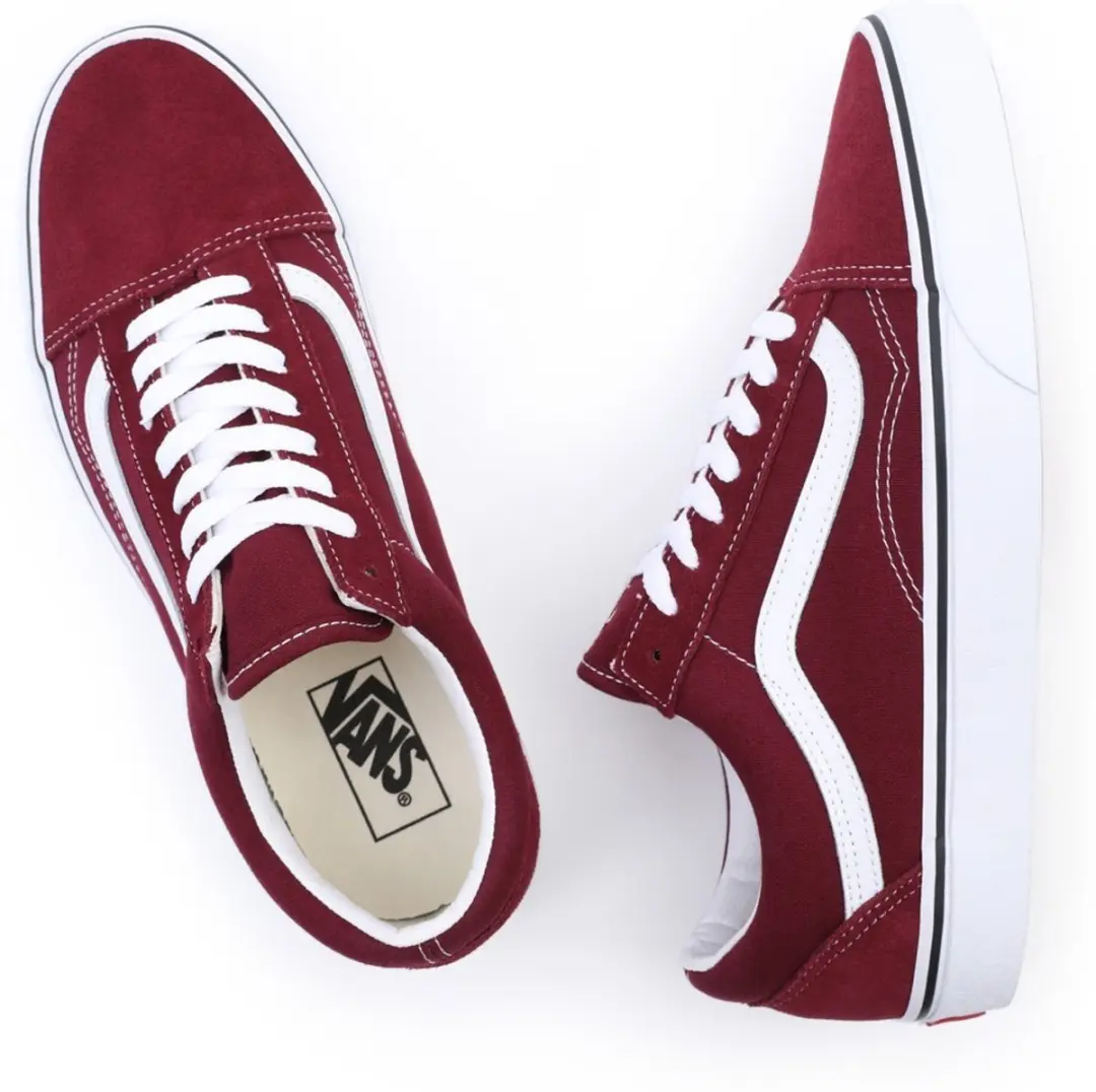Vans Old Skool Port Royale Sneakers - Maat 42 - Rood - afbeelding 3 van 6