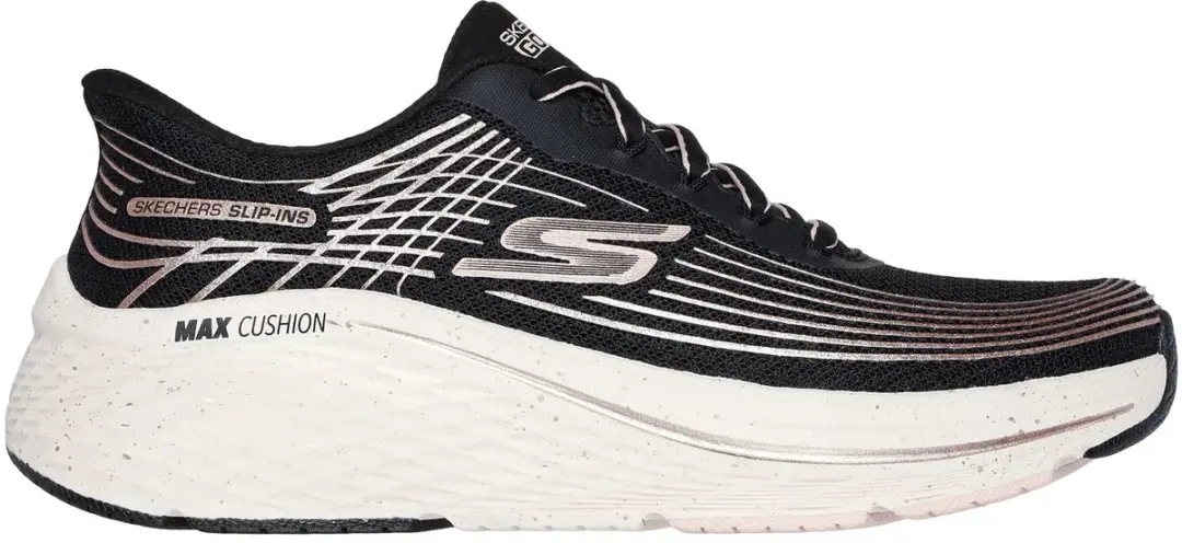 Skechers Hands Free Slip-Ins Max Cushioning Elite 2.0 Dames Sneaker - Zwart Multi