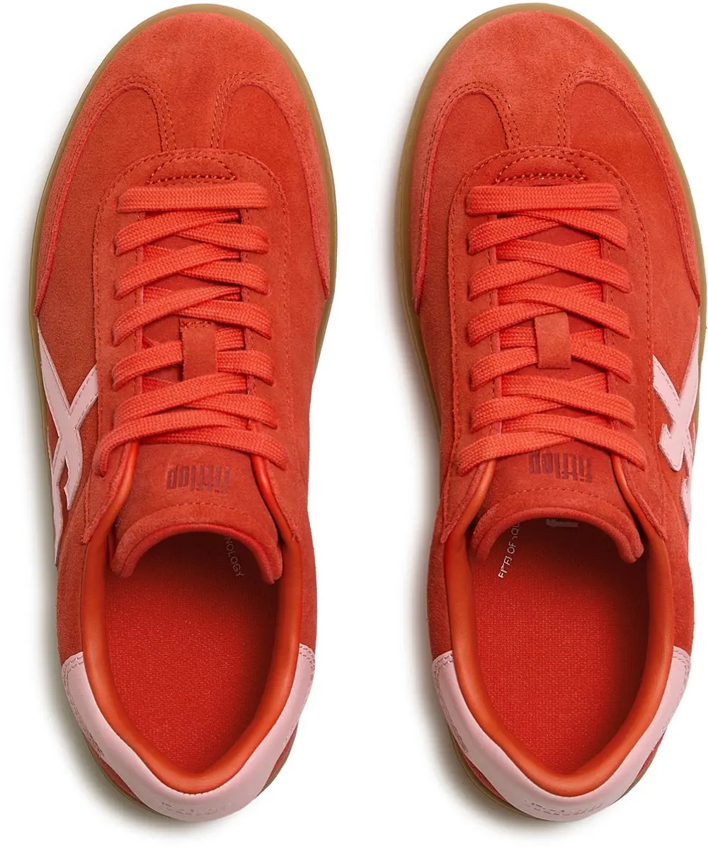 FitFlop FitFlop The Dash T-Toe Suede Sneakers ROZE