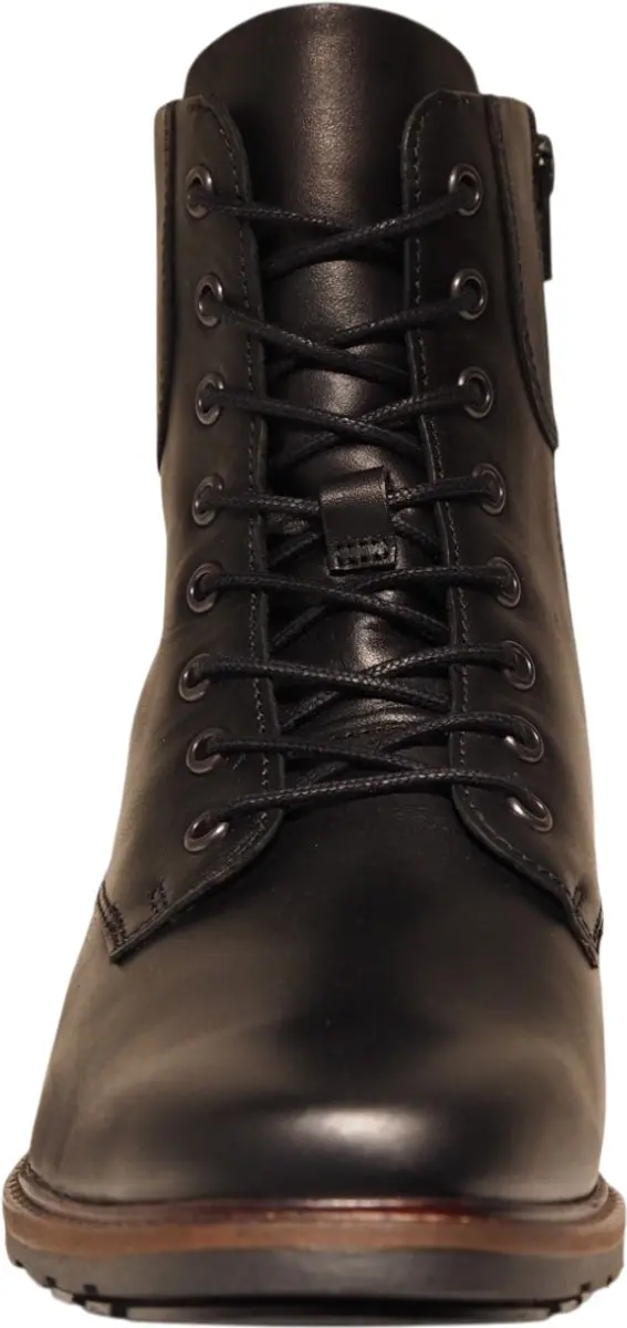 Solidus Leren Dames Veterboots 40.5 - Zwart