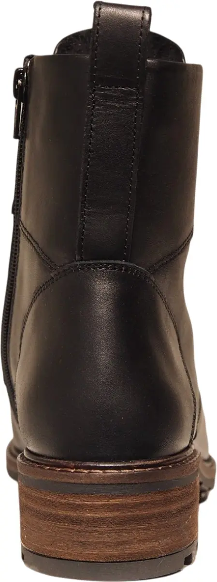 Solidus Leren Dames Veterboots 40.5 - Zwart