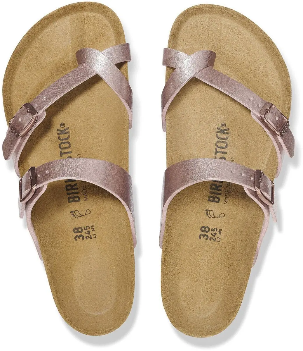 Birkenstock Mayari Teenslipper - 37 - Roze/Bruin - afbeelding 6 van 6