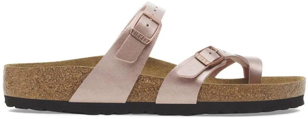 Birkenstock Mayari Teenslipper - 37 - Roze/Bruin - afbeelding 5 van 6