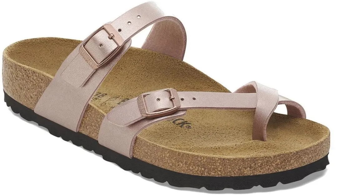 Birkenstock Mayari Teenslipper - 37 - Roze/Bruin - afbeelding 4 van 6