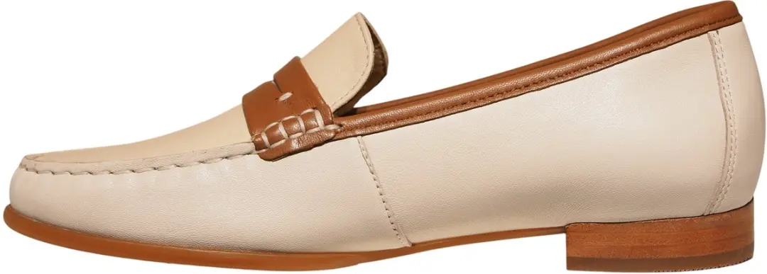 Sioux ROSIKENA-700 Instappers 38.5 - Wit/beige - afbeelding 2 van 6
