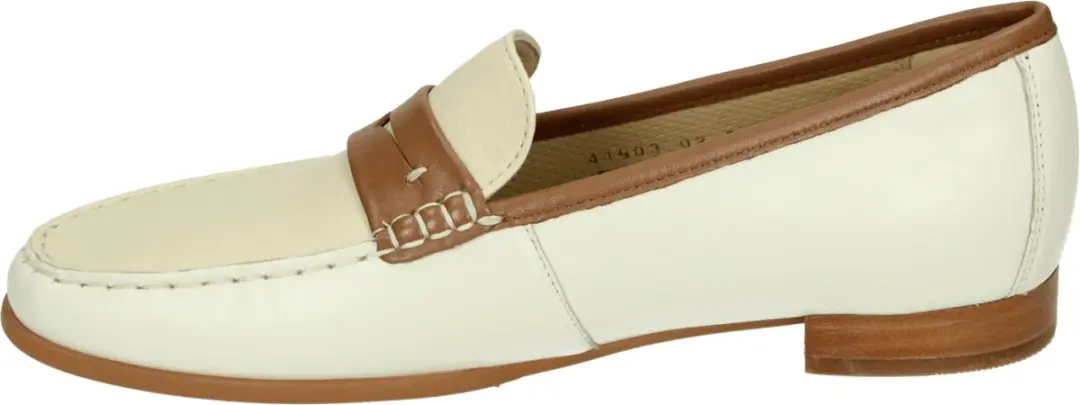 Sioux ROSIKENA-700 Instappers 38.5 - Wit/beige - afbeelding 6 van 6