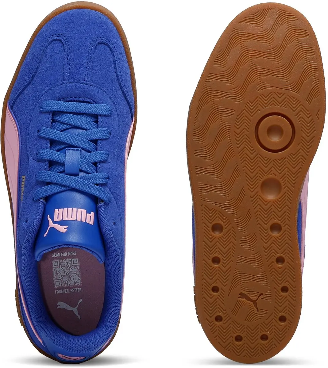 PUMA Club Azura SD Dames Sneakers - Royal Sapphire-Pink Shimmer - afbeelding 4 van 6