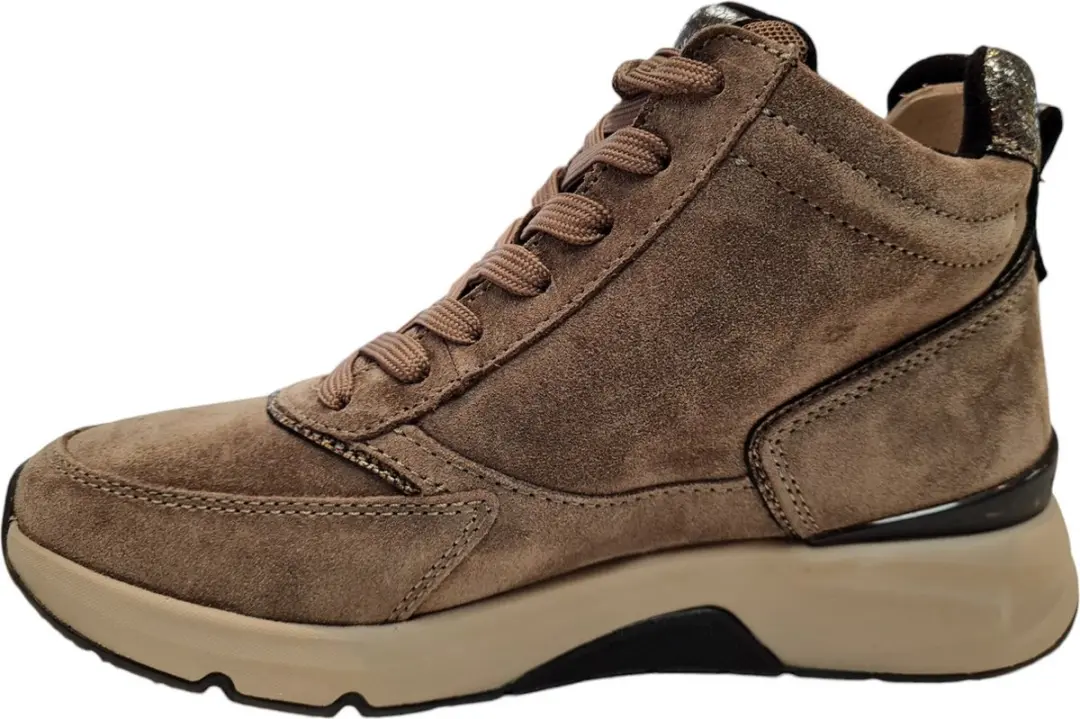 Gabor Rollingsoft Dames Veterschoen 37 - Taupe - afbeelding 4 van 6