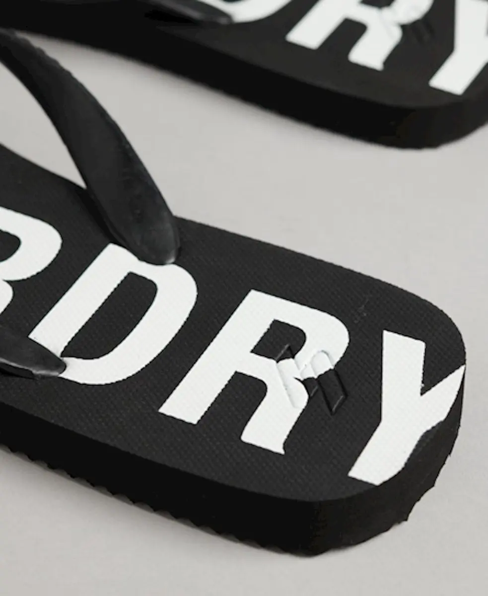 Superdry Code Essential Teenslippers 46/47 - Zwart - afbeelding 4 van 6