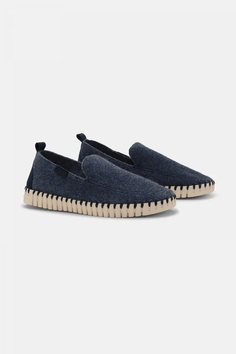 Ilse Jacobsen Vilten Loafers TULIP3092F - Dark Indigo - afbeelding 4 van 6
