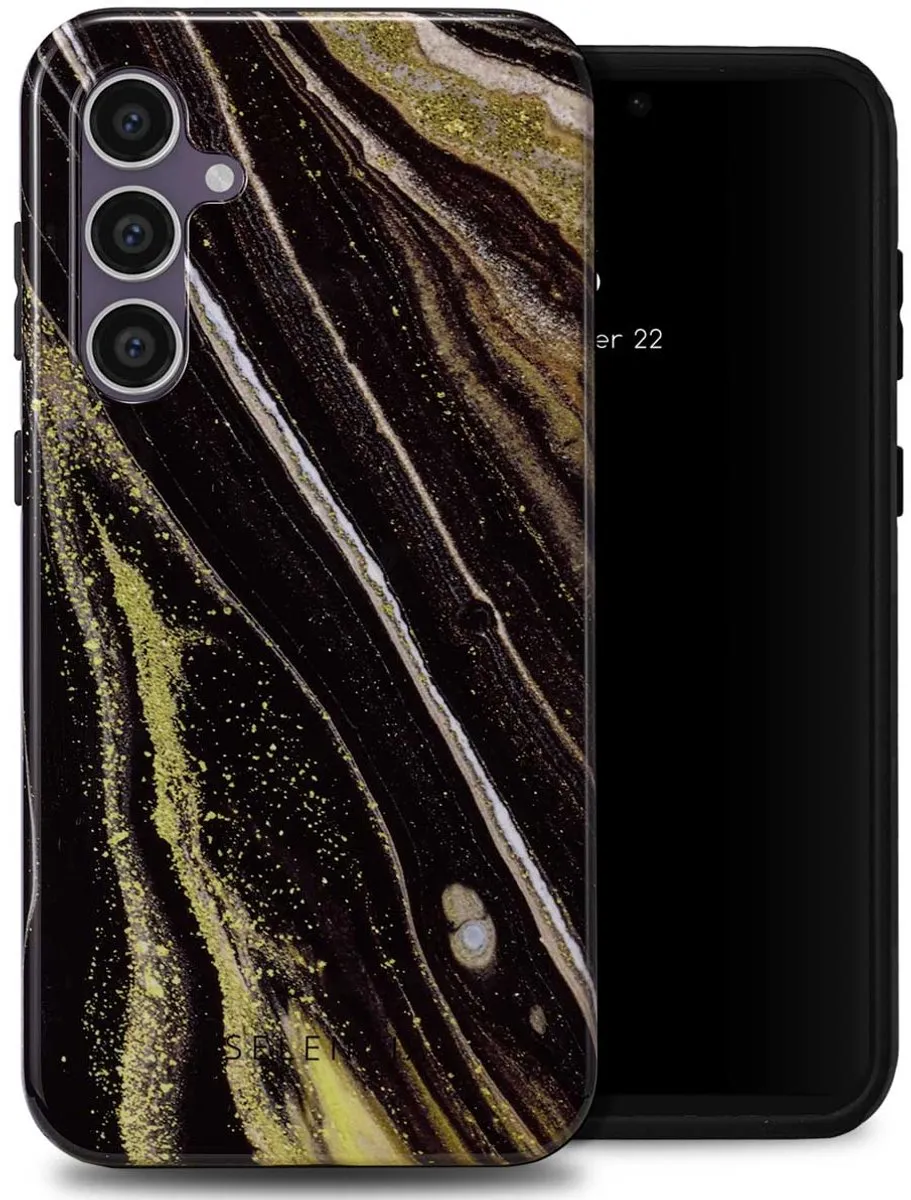 Selencia Hoesje Samsung Galaxy S23 FE Chic Marble