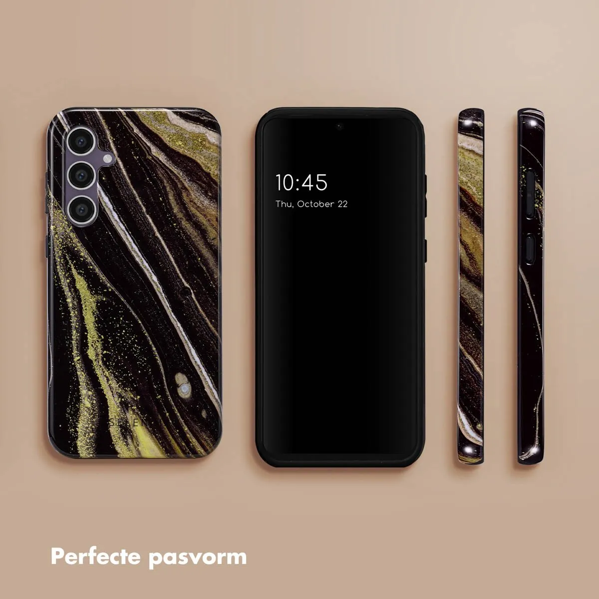 Selencia Hoesje Samsung Galaxy S23 FE Chic Marble
