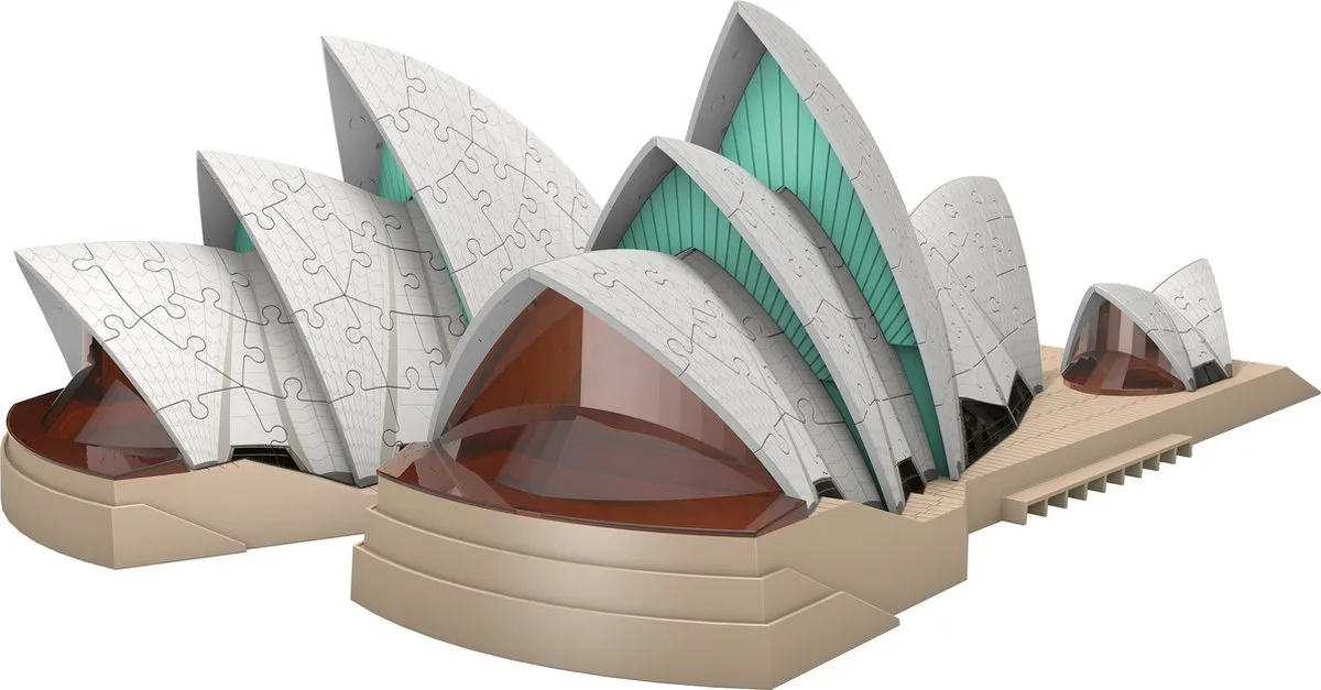 Ravensburger Sydney Opera House 3D Puzzel 216 Stuks - Multicolor