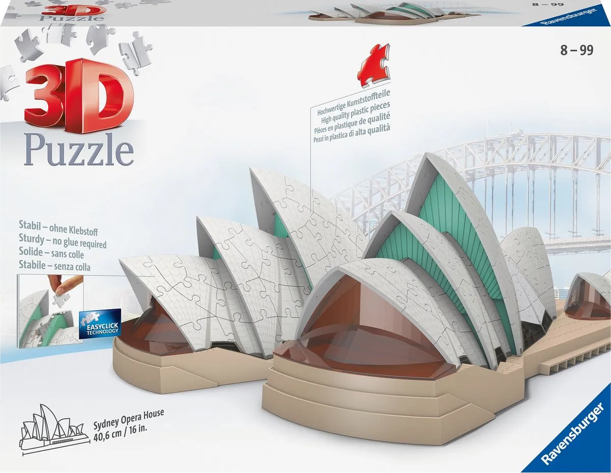 Ravensburger Sydney Opera House 3D Puzzel 216 Stuks