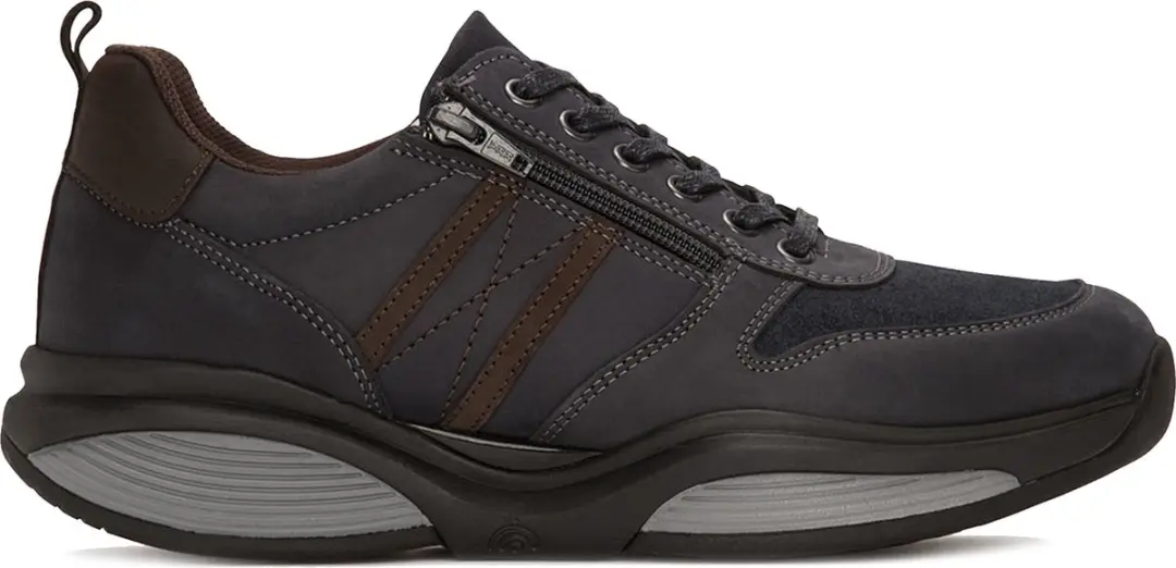 Xsensible Mannen Nubuck Lage Sneakers 30073.2 - Blauw - afbeelding 2 van 6