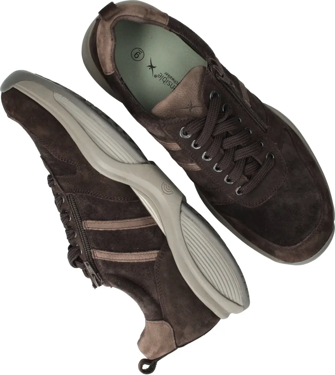 Xsensible SWX3 Sneakers 30073.2 - Heren - Bruin - afbeelding 3 van 6