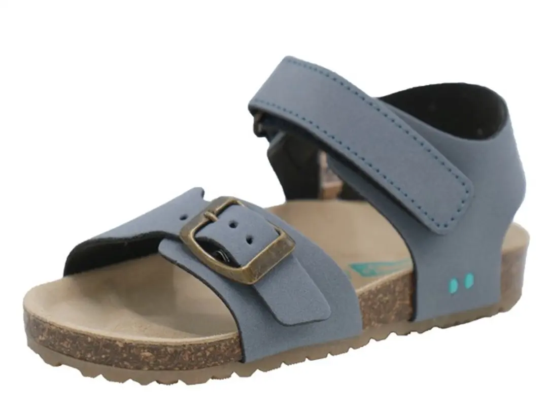 BunniesJR 226416-727 Platte Sandalen - Blauw - Imitatieleer - afbeelding 4 van 4