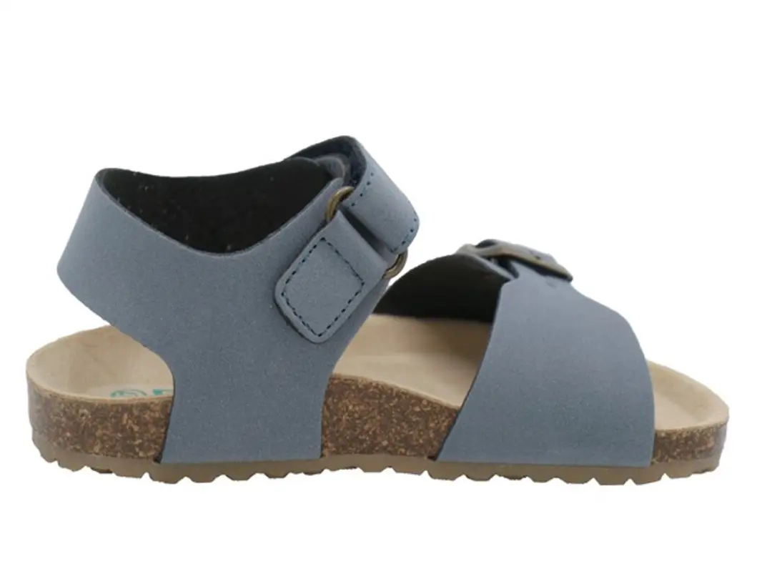 BunniesJR 226416-727 Platte Sandalen - Blauw - Imitatieleer - afbeelding 2 van 4