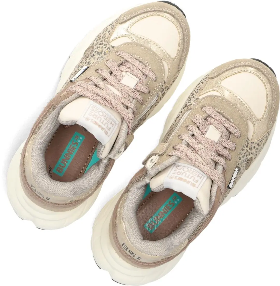 BunniesJR Reza Rush Sneakers Beige 25 - afbeelding 4 van 6