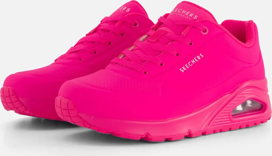 Skechers Uno Night Shades Dames Sneakers - Roze