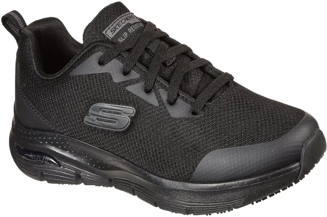 Skechers werkschoenen voor dames Arch Fit SR-sneakers 108019EC BLK
