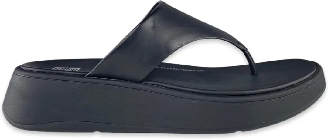 FitFlop F-Mode Teenslipper - Maat 41 - Zwart - afbeelding 5 van 6