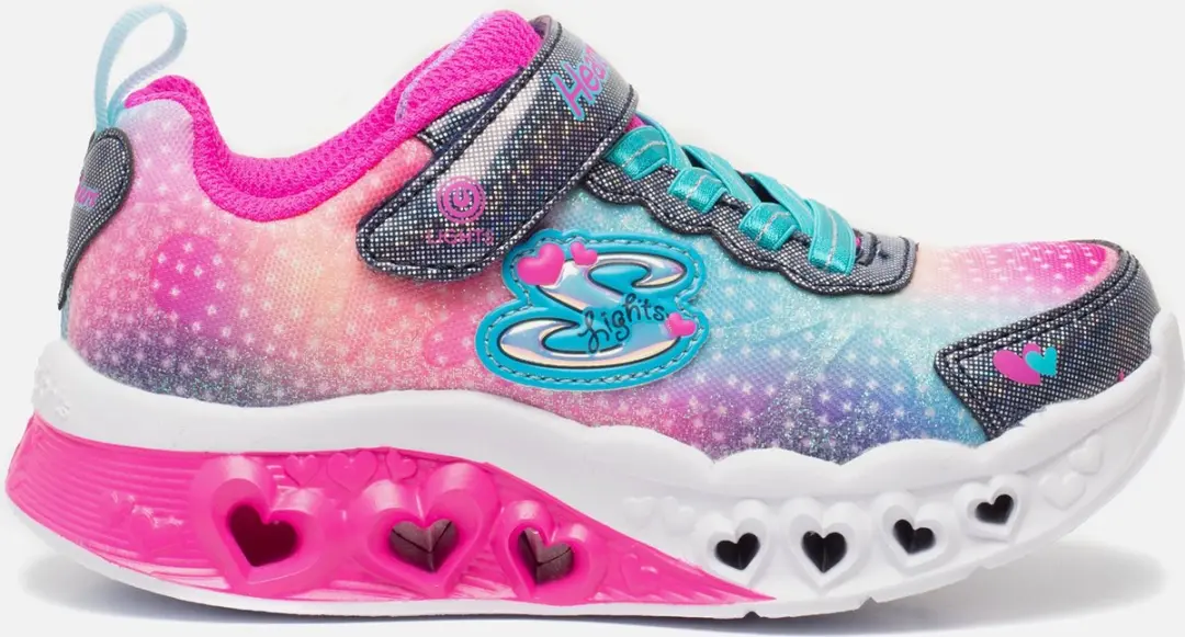 Skechers Flutter Heart Lights sneakers blauw/roze