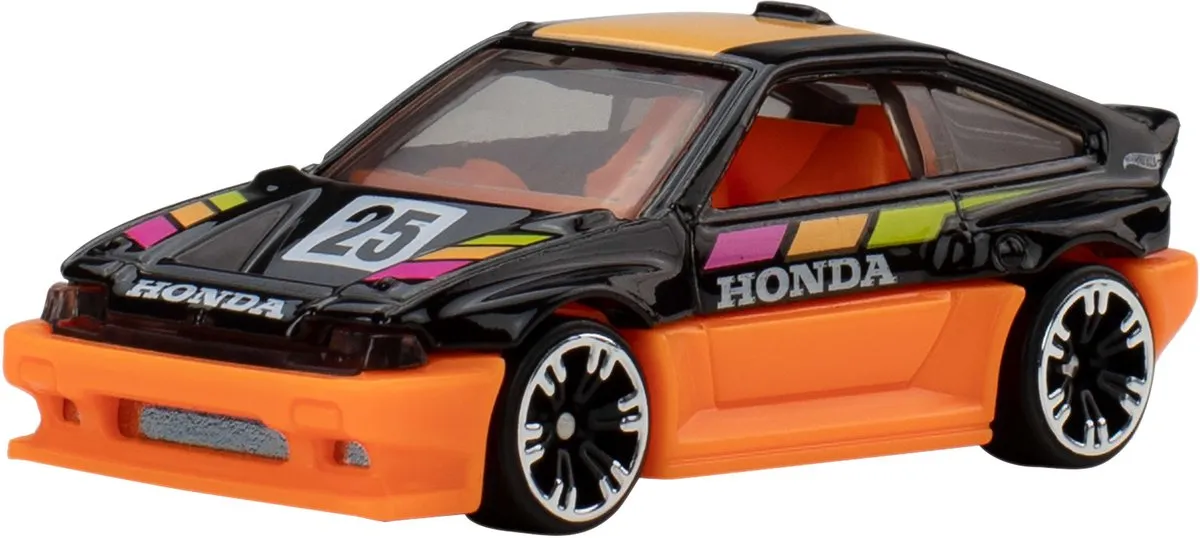 Hot Wheels Neon Speeders Corvette C7 Z06 HRW81 - Groen met roze/blauw/zwarte accenten