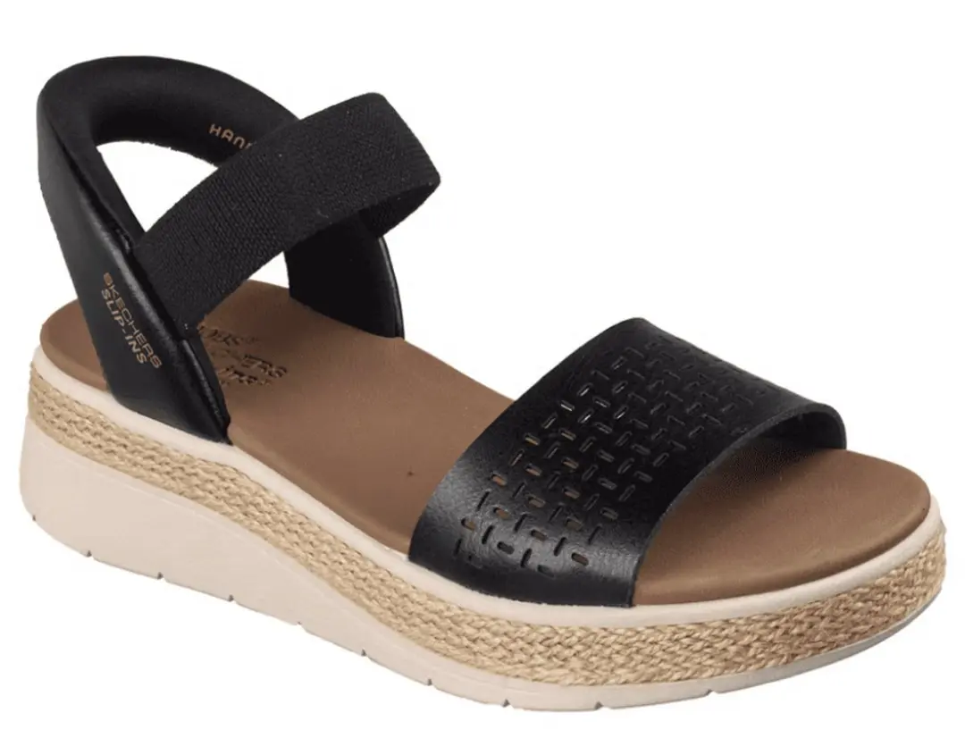 Skechers BOBS Sun Ray Step Aside Sandalen 41 - Zwart - afbeelding 2 van 6