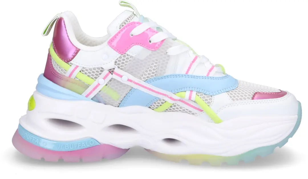 BUFFALO Triplet Hollow Lage sneakers - Dames - Multi - Maat 41 - afbeelding 4 van 6