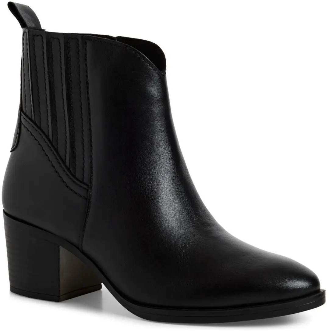 Marco Tozzi Dames Enkellaarsje 2-25365-45 001 F-breedte Maat: 37 EU