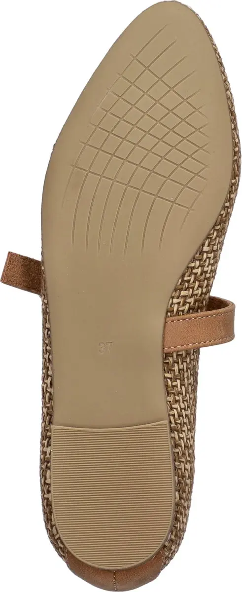 Marco Tozzi Ballerina's Cognac - Maat 41 - afbeelding 6 van 6