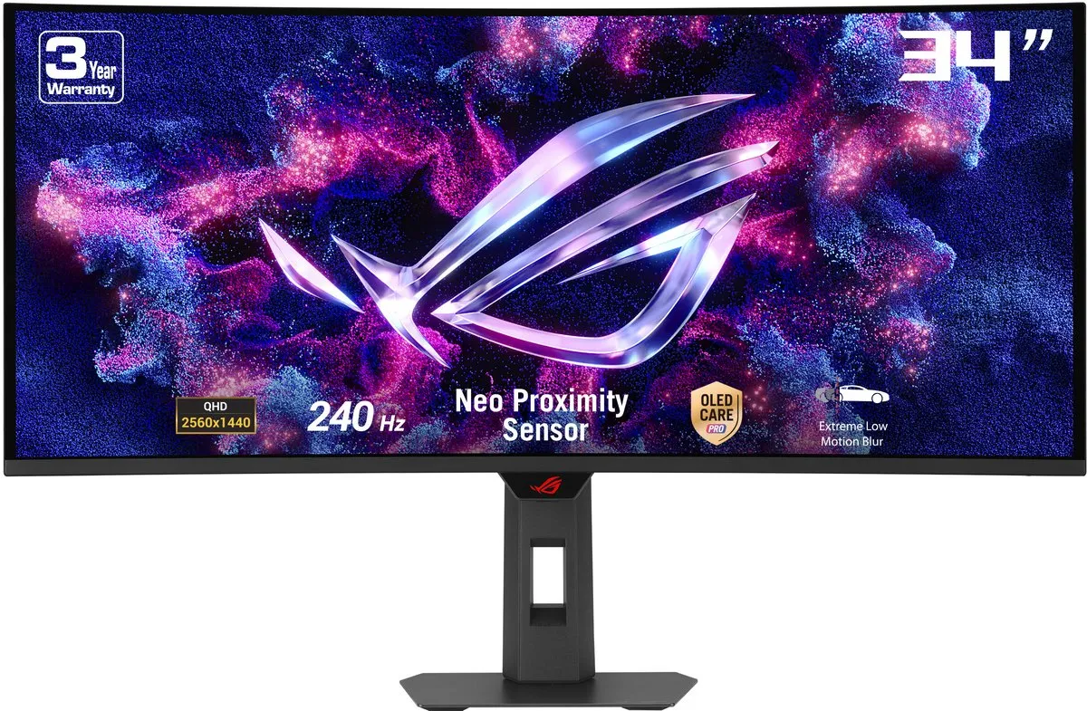 ASUS ROG Strix XG34WCDMTG Curved QD-OLED Gaming Monitor 34"