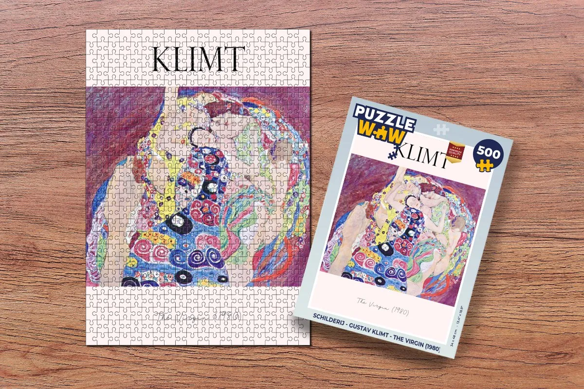 PuzzleWow Gustav Klimt The Virgin Legpuzzel 500 Stuks - Multicolor