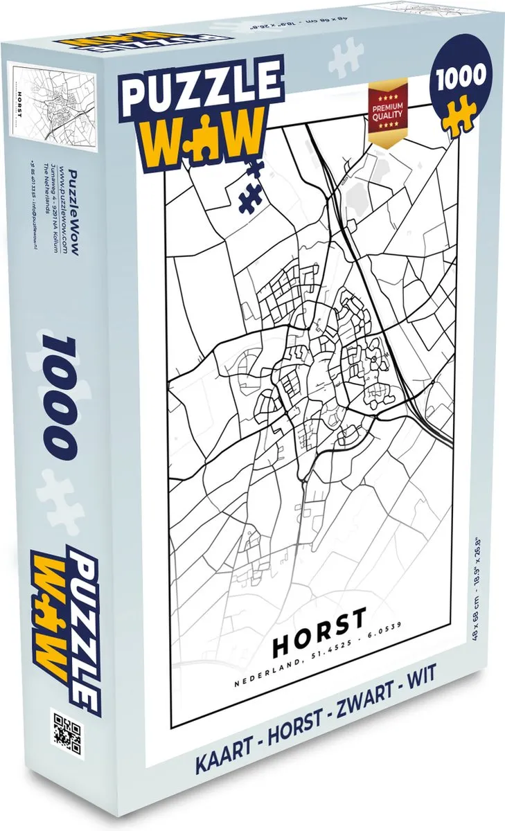 PuzzleWow Horst Legpuzzel 1000 Stuks - Multicolor