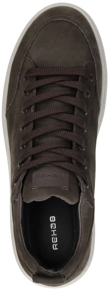 Rehab Russel Nub Sneakers Laag - Donkerbruin - Maat 42 - afbeelding 5 van 6