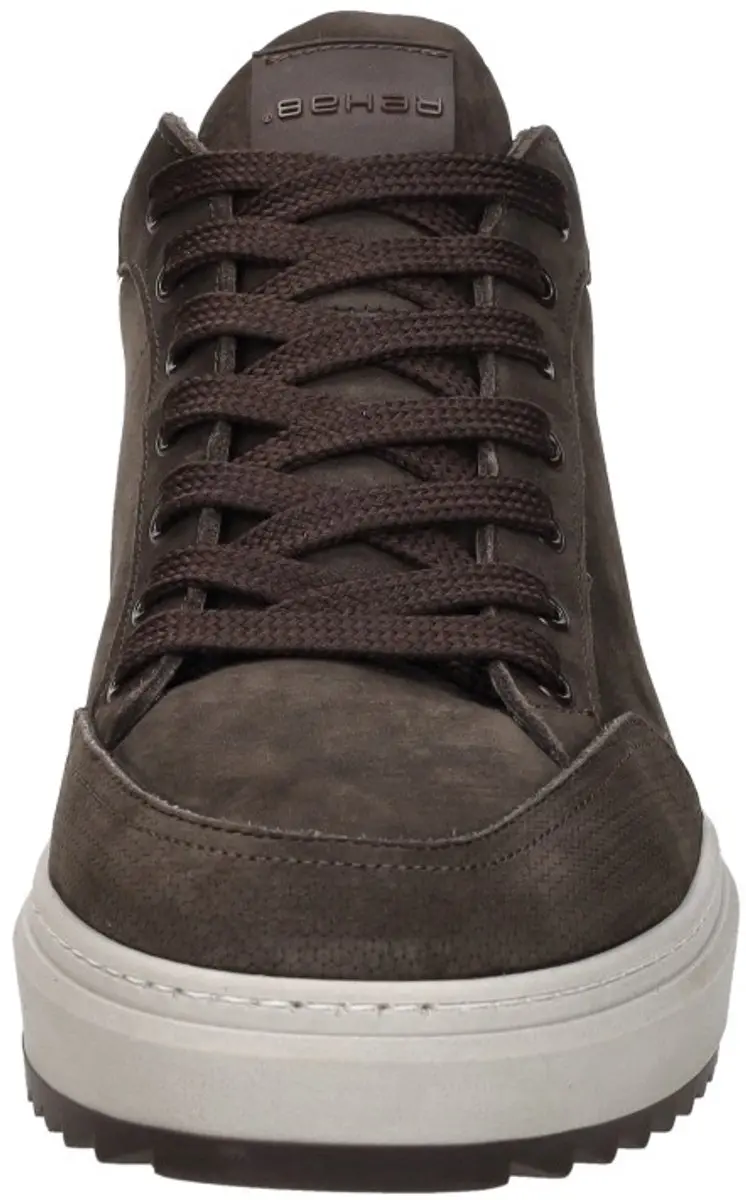 Rehab Russel Nub Sneakers Laag - Donkerbruin - Maat 42 - afbeelding 3 van 6