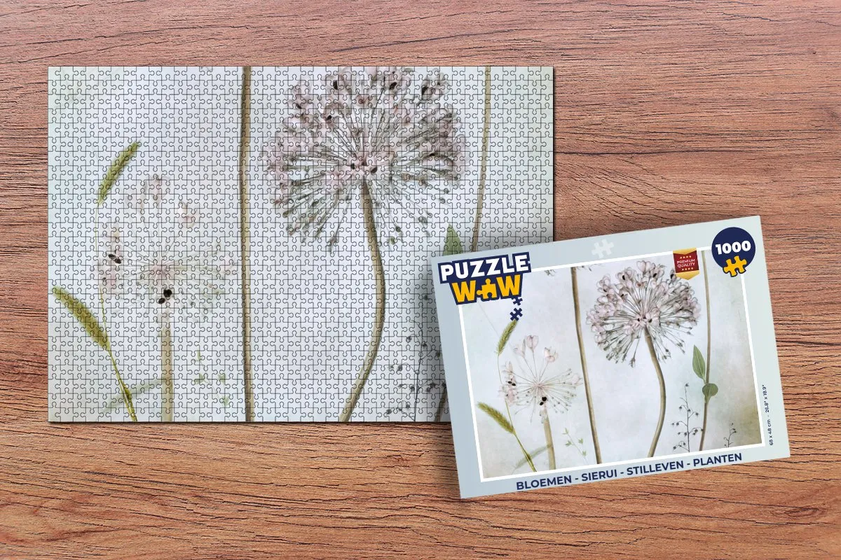 PuzzleWow Bloemen Legpuzzel 1000 Stuks - Multicolor