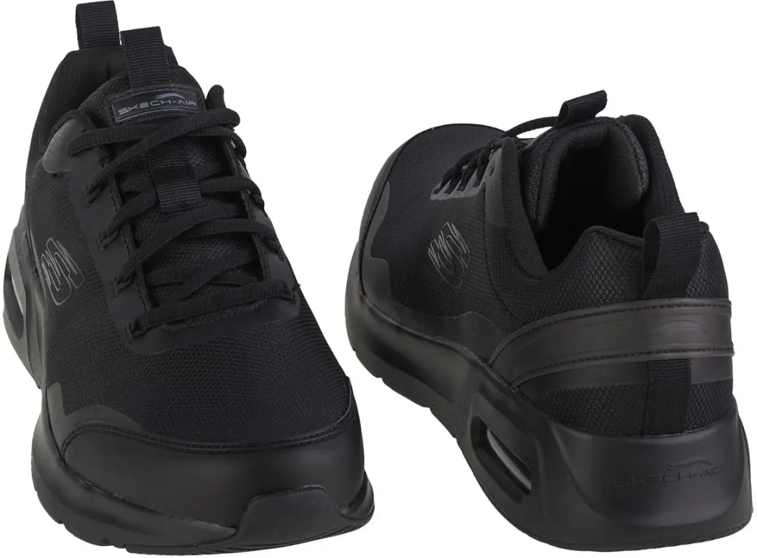 Skechers Skech-Air Court Province Sneakers 232647-BBK - Zwart - afbeelding 5 van 5