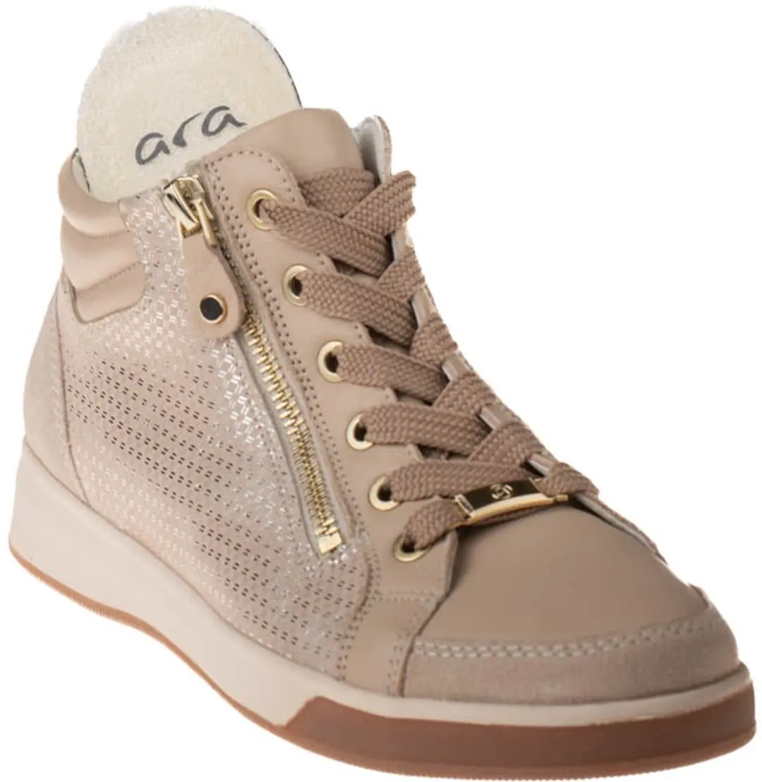 Ara 1224499 OM-ST-HIGHT-SOFT Hoge Sneakers - Taupe 38.5 - afbeelding 2 van 6