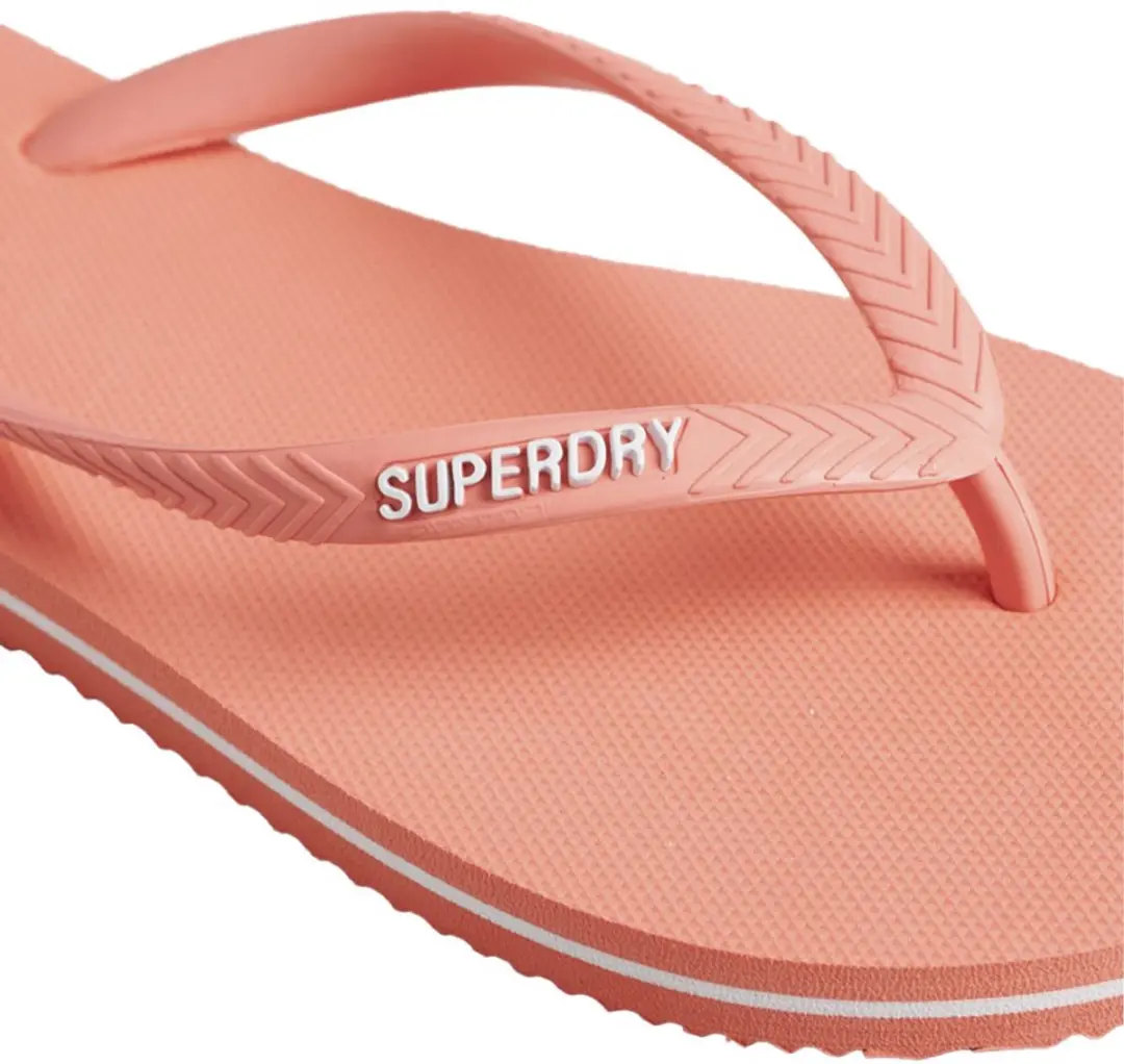 Superdry Vintage Classic Teenslipper - EU 36-37 - Coral - afbeelding 6 van 6
