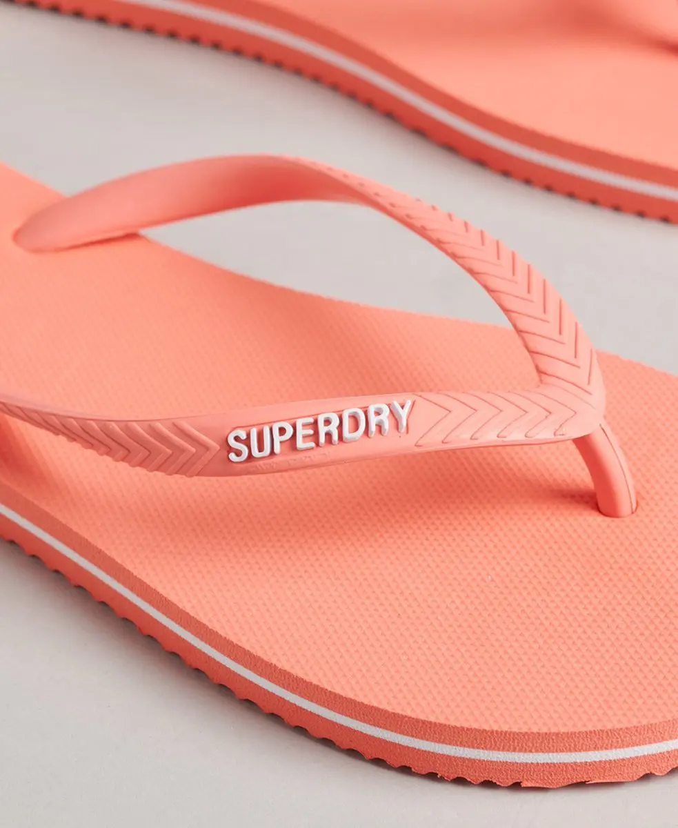 Superdry Vintage Classic Teenslipper - EU 36-37 - Coral - afbeelding 2 van 6