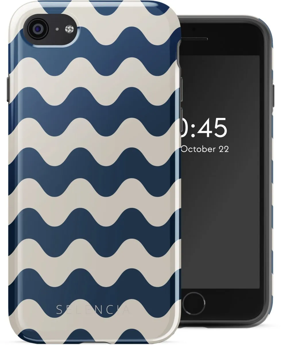 Selencia Wave Vibes Classic Blue Hoesje