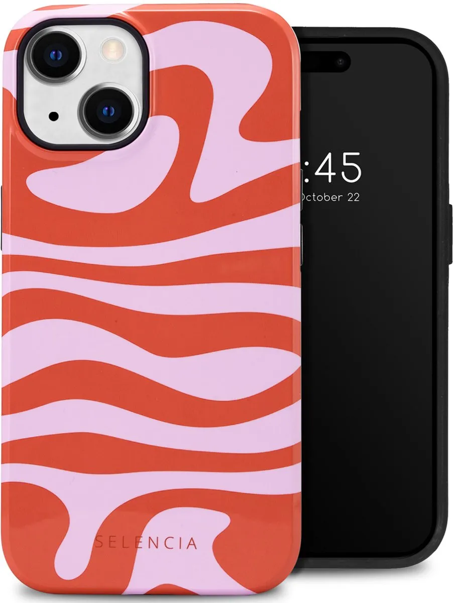 Selencia Hoesje iPhone 14 Dream Swirl Pink