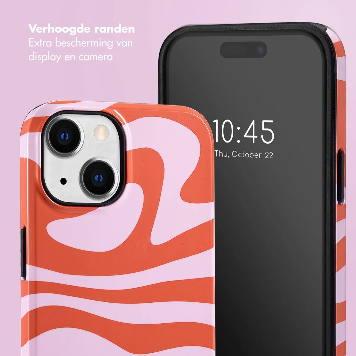 Selencia Hoesje iPhone 14 Dream Swirl Pink