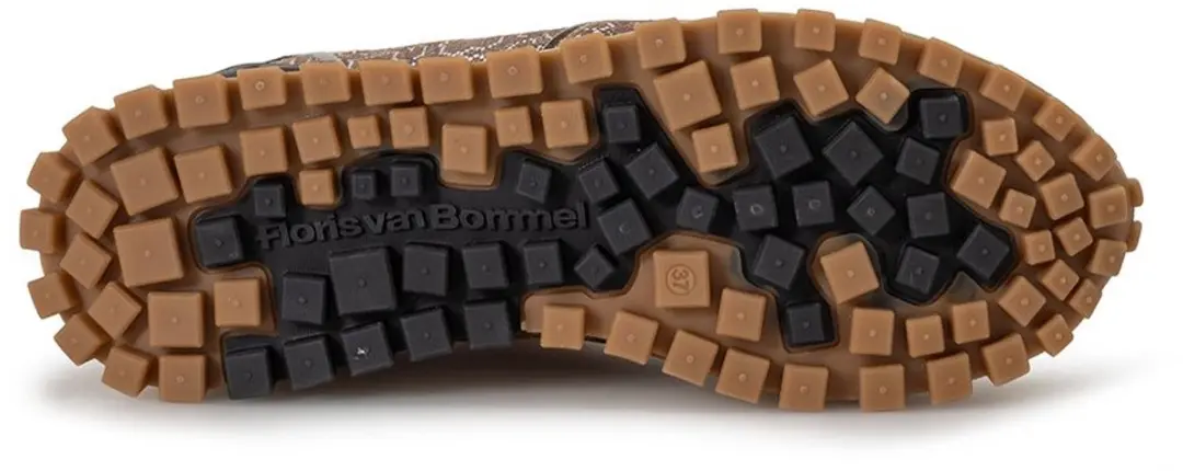 Floris van Bommel Grommi 02.13 Dames Sneakers - Bruin - Maat 37 - afbeelding 4 van 6