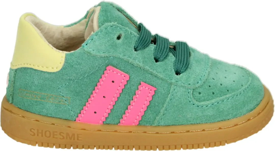 Shoesme Groen Sneakertje Sneakers - Suède - Maat 22 - afbeelding 3 van 6